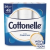 Kimberly-Clark® Cottonelle® Ultra CleanCare Toilet Paper - 1PLY, 170 SHT/RL, 24 RL/PK, 2 PK/CT